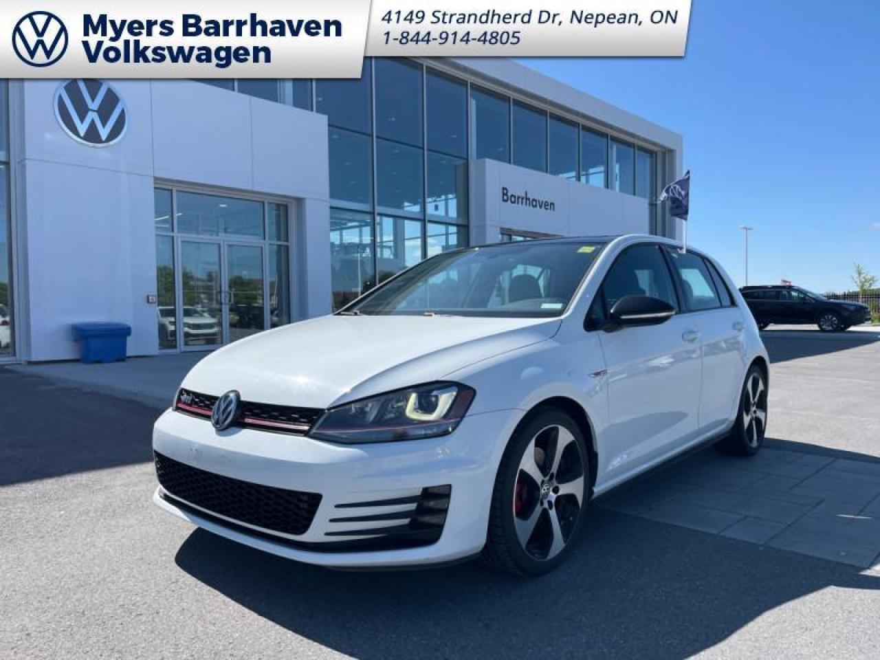 Used 2017 Volkswagen Golf GTI 5-Door Autobahn  - 	Navigation for sale in Nepean, ON