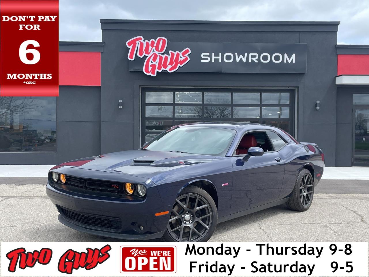 Used 2016 Dodge Challenger R/T 5.7L Auto | Red Lthr | Nav | Sunroof | for sale in St Catharines, ON