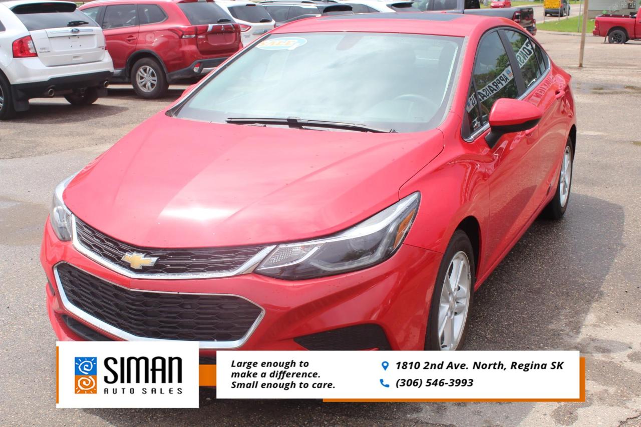 Used 2018 Chevrolet Cruze LT Auto CLEARANCE PRICED LOW KM for sale in Regina, SK