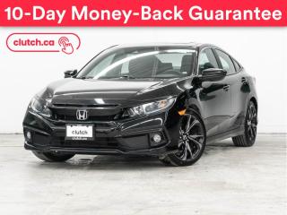 Used 2020 Honda Civic Sedan Sport W/ Honda LaneWatch, CarPlay, Remote Start for sale in Toronto, ON