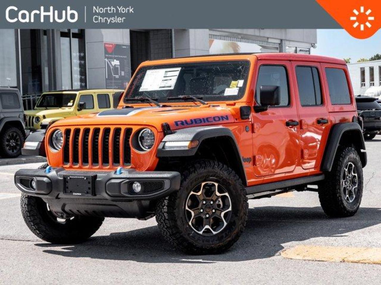 New 2023 Jeep Wrangler 4xe Rubicon 4 Door LEDs Skyroof Safety Grp Heated Leather Seats for sale in Thornhill, ON