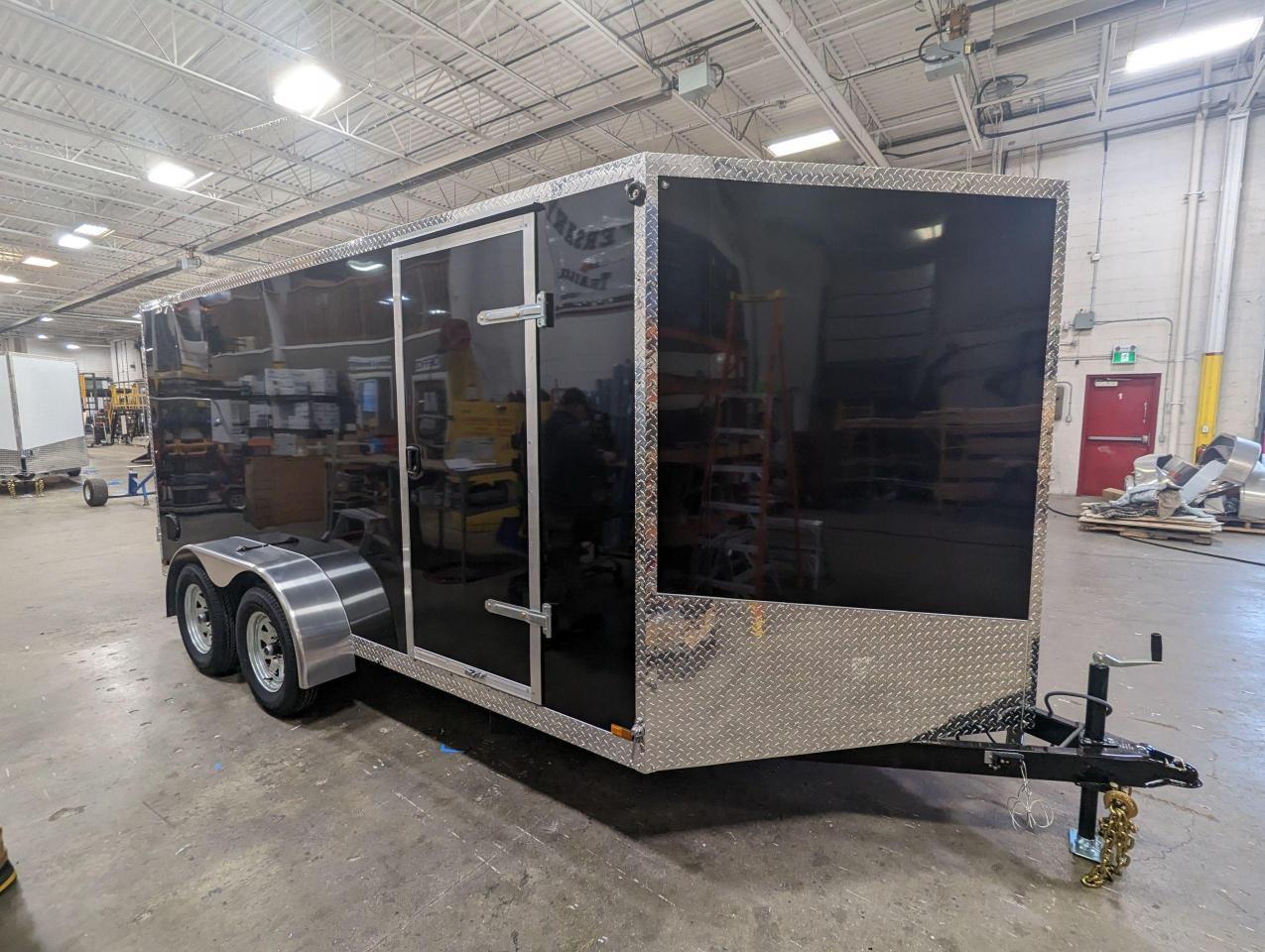 2023 Canadian Trailer Company 7x14 V Nose Cargo Trailer Steel