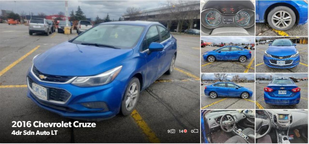 Used 2016 Chevrolet Cruze LT for sale in Toronto, ON