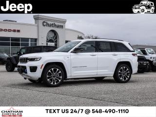 New 2023 Jeep Grand Cherokee 4xe Overland for sale in Chatham, ON