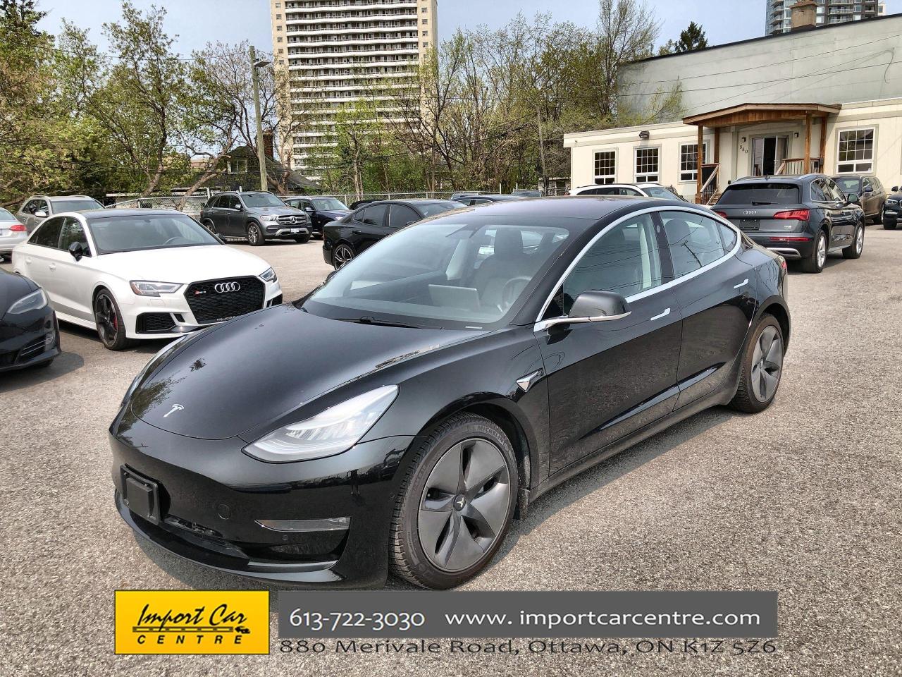 Used 2018 Tesla Model 3 Long Range LEATHER  NAVI  BLIS  DRIVER'S ASSIST for sale in Ottawa, ON