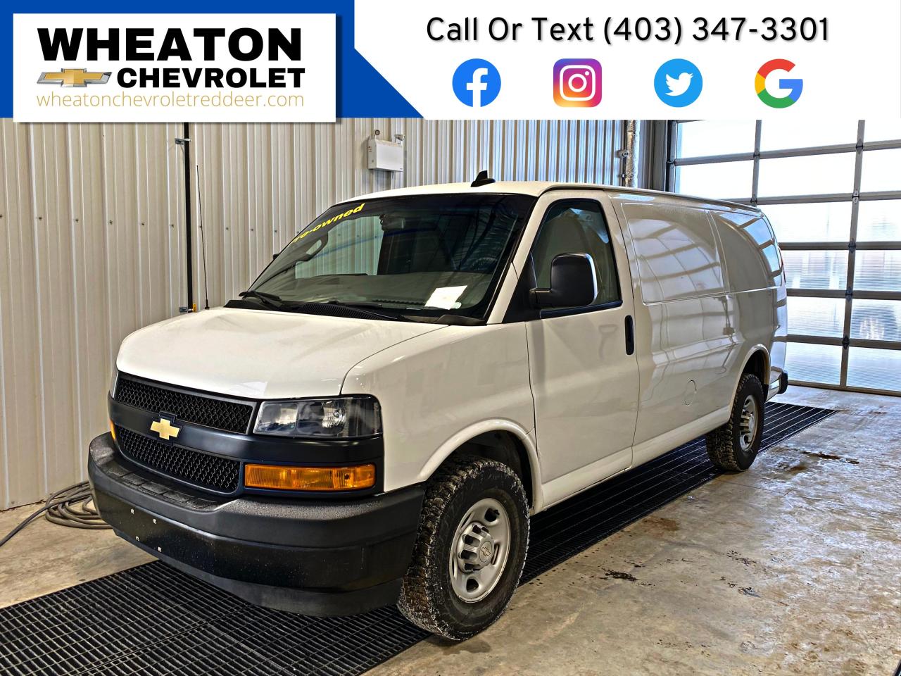 Used 2019 Chevrolet Express 2500 Work Van for sale in Red Deer, AB