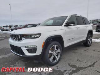 This Jeep Grand Cherokee delivers a Regular Unleaded V-6 3.6 L engine powering this Automatic transmission. WHEELS: 20 X 8.5 MACHINED PAINTED ALUMINUM -inc: Tires: 265/50R20 BSW All-Season LRR, TRANSMISSION: 8-SPEED TORQUEFLITE AUTOMATIC, TIRES: 265/50R20 BSW ALL-SEASON LRR.* This Jeep Grand Cherokee Features the Following Options *QUICK ORDER PACKAGE 22E -inc: Engine: 3.6L Pentastar VVT V6 w/ESS, Transmission: 8-Speed TorqueFlite Automatic , LUXURY TECH GROUP II -inc: Power Tilt/Telescope Steering Column, Integrated Off-Road Camera, Surround View Camera System, Rain-Sensing Windshield Wipers, Front/Rear Doors & Liftgate w/Passive Entry, Park-Sense Front & Rear Park Assist w/Stop, Wireless Charging Pad, Rear Back-Up Camera Washer, Ventilated Front Seats, Auto-Dimming Exterior Driver Mirror, 2nd-Row Manual Window Shades, Intersection Collision Assist System, A/D Digital Display Rearview Mirrors, Memory Steering Column, GLOBAL BLK W/GLOBAL BLK, CAPRI LEATHER-FACED SEATS W/PERFORATED INSERTS, FRONT PASSENGER INTERACTIVE DISPLAY, ENGINE: 3.6L PENTASTAR VVT V6 W/ESS (STD), COMMANDVIEW DUAL-PANE SUNROOF, BRIGHT WHITE, 9 AMPLIFIED SPEAKERS W/SUBWOOFER -inc: 506 Watt Amplifier, Voice Activated Dual Zone Front Automatic Air Conditioning w/Front Infrared, Vinyl Door Trim Insert.* Why Buy From Us? *Thank you for choosing Capital Dodge as your preferred dealership. We have been helping customers and families here in Ottawa for over 60 years. From our old location on Carling Avenue to our Brand New Dealership here in Kanata, at the Palladium AutoPark. If youre looking for the best price, best selection and best service, please come on in to Capital Dodge and our Friendly Staff will be happy to help you with all of your Driving Needs. You Always Save More at Ottawas Favourite Chrysler Store* Stop By Today *A short visit to Capital Dodge Chrysler Jeep located at 2500 Palladium Dr Unit 1200, Kanata, ON K2V 1E2 can get you a trustworthy Grand Cherokee today!