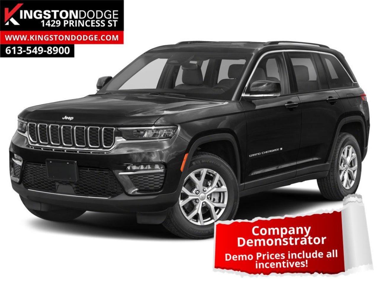 Used 2023 Jeep Grand Cherokee Overland OVERLAND | DEMO | MASSAGING SEATS | PASSENGER DISPLAY for sale in Kingston, ON