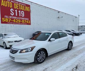 Used 2012 Honda Accord EX-L w/Navi  | $0 DOWN - EVERYONE APPROVED!! for sale in Airdrie, AB