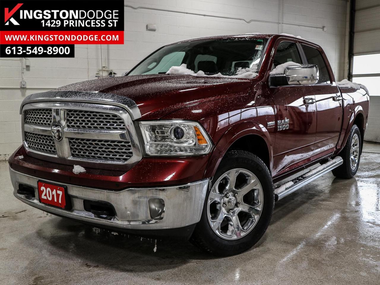 Used 2017 RAM 1500 Laramie 4X4 | LEATHER SEATING | HEATED STEERING | HEATED SEATS for sale in Kingston, ON