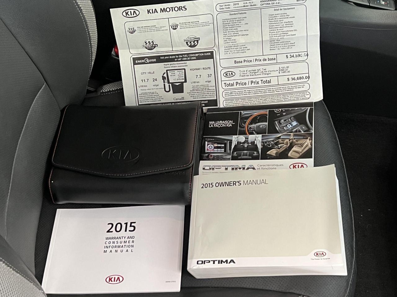 2015 Kia Optima SX Turbo+GPS+Roof+Cooled Leather+Camera Photo89