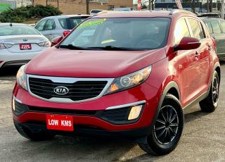 <div>ONE OWNER .. NO ACCIDENT .. LOW KMS .. AWD</div><div><br></div><div>2012 KIA SPORTAGE. ONLY 98000 KMs </div><div>VERY NICE LOOKING SUV. </div><div><br></div><div>IN AMAZING CONDITION IN/OUTSIDE. DRIVES EXCELLENT. ALL SERVICES HAVE BEEN DONE AT KIA DEALERSHIP. </div><div><br></div><div>WINTER TIRES INCLUDED.</div><div>REMOTE START INCLUDED. </div><div><br></div><div>EQUIPPED WITH:<br>BLUETOOTH 
HEATED SEATS
FOG LIGHTS 
CRUISE CONTROL 
STEERING WHELL AUDIO CONTROL<br></div><div><br></div><div><span style=font-size: 1em;>FINANCING IS AVAILABLE FOR ANY TYPE OF CREDIT WITH OPEN LOAN!</span><br></div><div><span style=font-size: 1em;><br></span></div><div>As per OMVIC regulations: Vehicle is not drivable, not certified and not e-tested. Certification is available for ONLY $499 INCLUDING NEW BRAKES ALL AROUND! <br></div><div><br></div><div>PLEASE CONTACT US TO ARRANGE YOUR APPOINTMENT FOR VIEWING AND TEST DRIVE!</div><div><br></div><div><br></div><div><br></div><div><br></div>