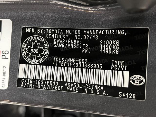 2013 Toyota Camry LE+Camera+Bluetooth+A/C+Bluetooth Photo35