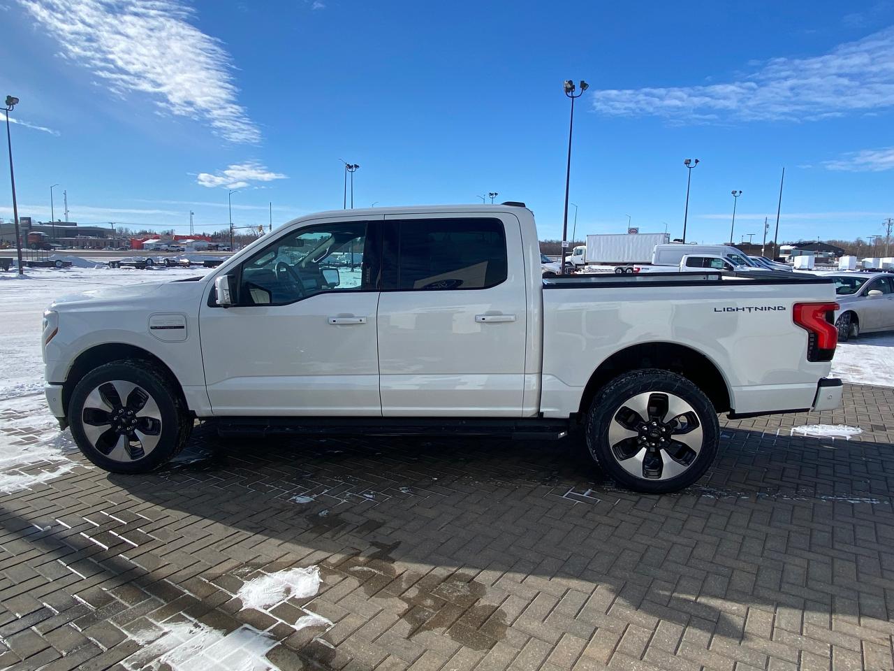 New 2023 Ford F-150 Lightning PLATINUM 4WD SuperCrew 5.5' Box 710A for sale in Elie, MB