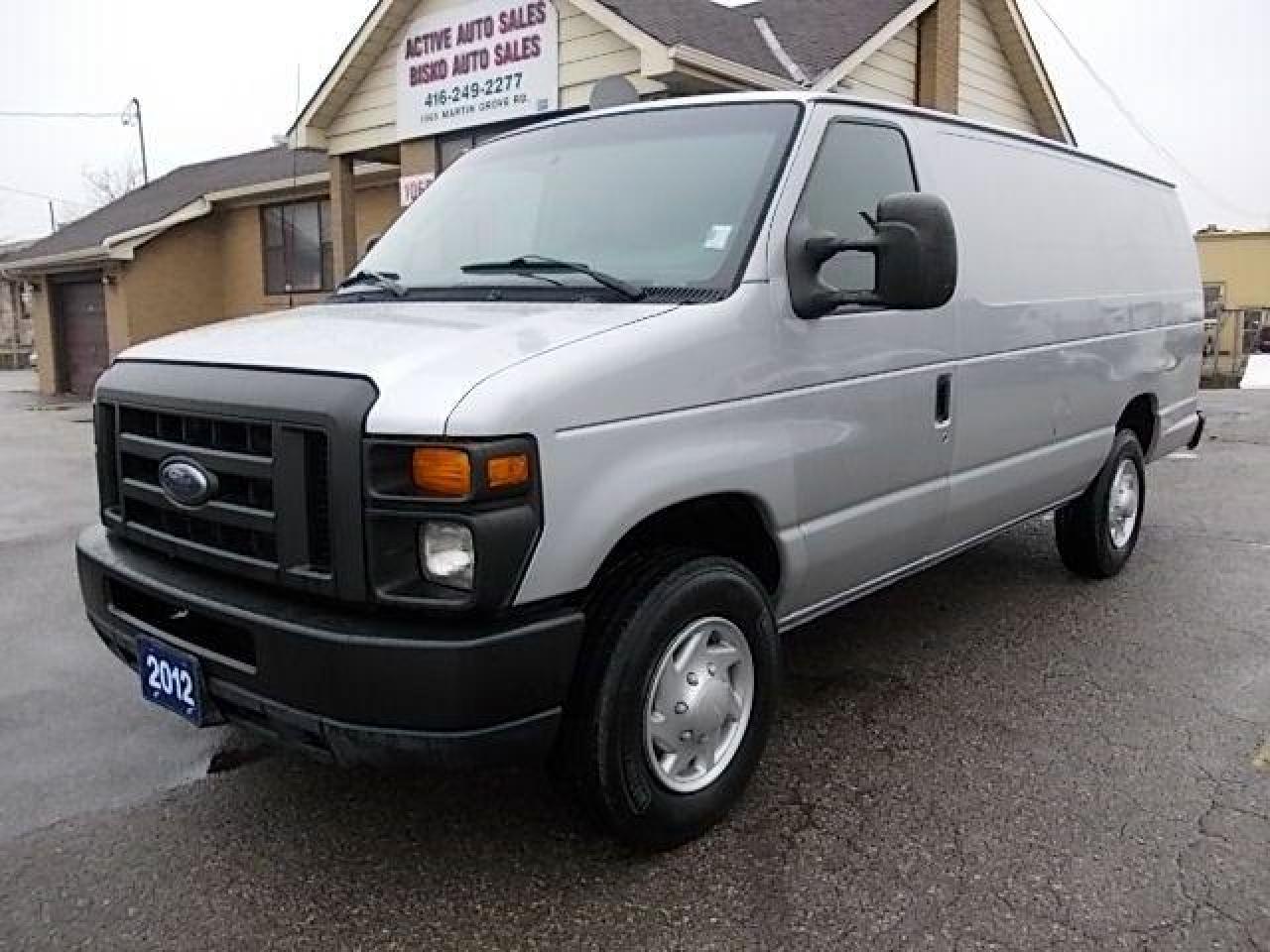 2012 Ford Econoline E250 Extended Cargo Loaded 4.6L Divider 148,000Km