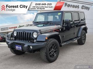 Used 2016 Jeep Wrangler Unlimited Sahara for sale in London, ON