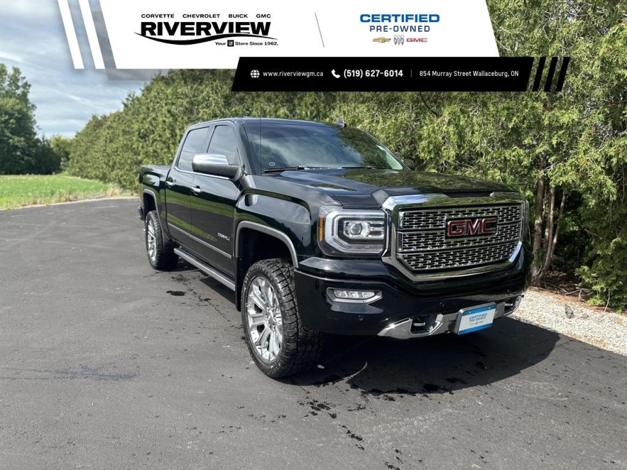 Used 2017 GMC Sierra 1500 Denali NAVIGATION | HEATED/VENTILATED SEATS | TONNEAU COVER | ASSIST STEPS | SUNROOF for sale in Wallaceburg, ON