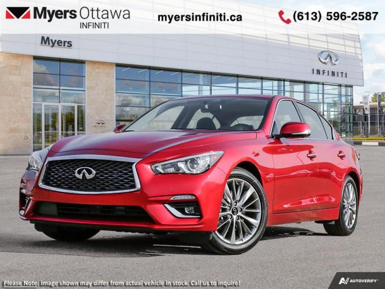 New 2023 Infiniti Q50 LUXE  - Sunroof -  Remote Start for sale in Ottawa, ON