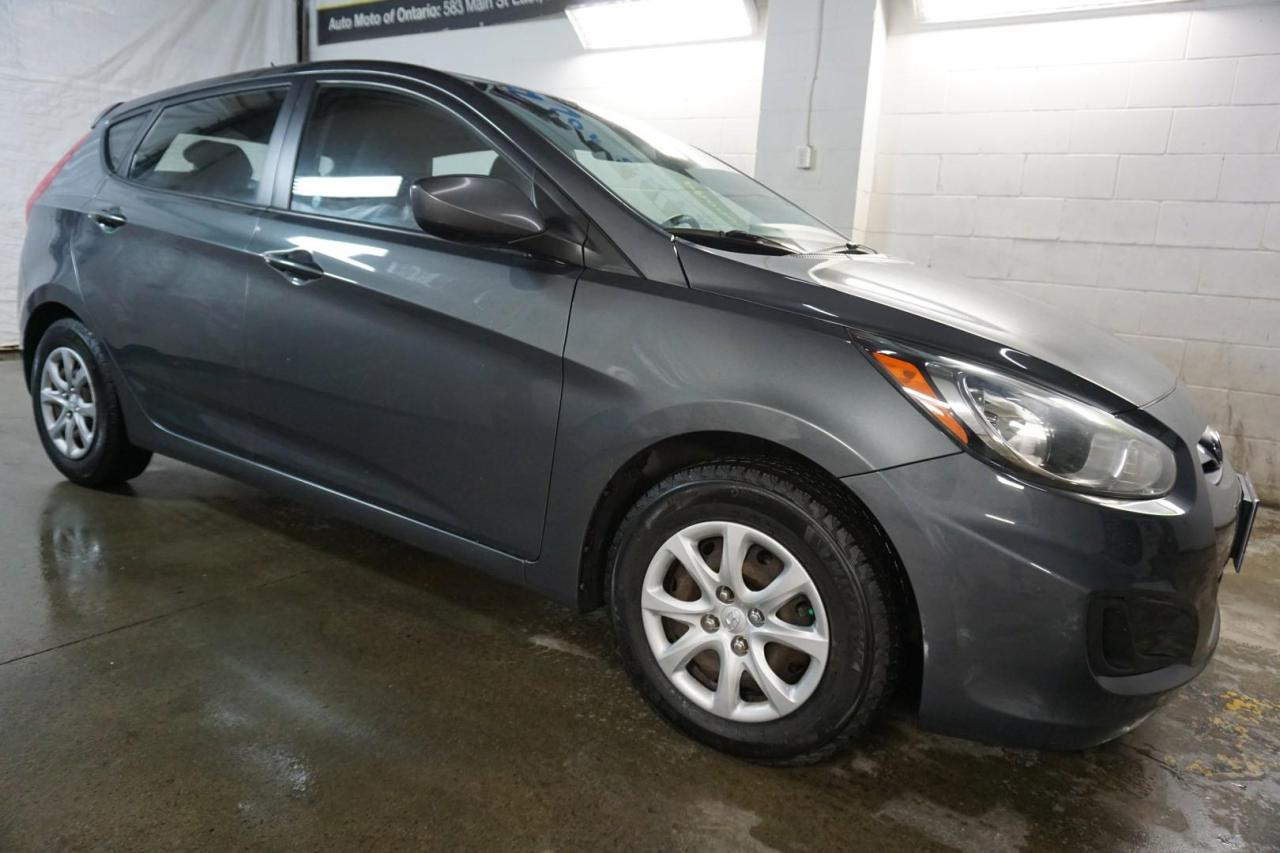 Used 2012 Hyundai Accent GS HATCHBACK CERTIFIED *SERVICE RECORDS* 6 SPEED MANUAL AUX for sale in Milton, ON
