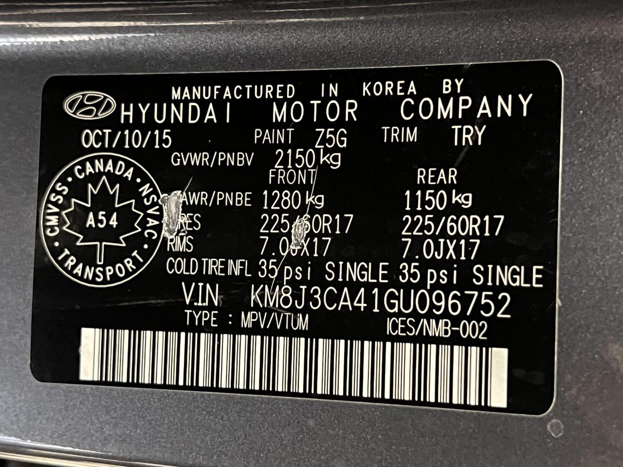 2016 Hyundai Tucson Premium AWD+Camera+Heated Seats+CLEAN CARFAX - Photo #38