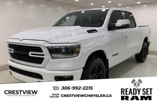 1500 SPORT CREW CAB 4X4 (144.5This Ram 1500 delivers a Gas/Electric V-8 5.7 L/345 engine powering this Automatic transmission. WHEELS: 20 X 9 ALUMINUM, TRANSMISSION: 8-SPEED AUTOMATIC, TIRES: 275/55R20 OWL ALL-SEASON.*This Ram 1500 Comes Equipped with These Options *QUICK ORDER PACKAGE 27L , REBEL LEVEL 2 EQUIPMENT GROUP, REAR WHEELHOUSE LINERS, ENGINE: 5.7L HEMI VVT V8 W/MDS & ETORQUE, CLASS IV RECEIVER HITCH, BRIGHT WHITE, BLACK, CLOTH LOW-BACK BUCKET SEATS, ANTI-SPIN DIFFERENTIAL REAR AXLE, 3.92 REAR AXLE RATIO, Voice Recorder.* Visit Us Today *Come in for a quick visit at Crestview Chrysler (Capital), 601 Albert St, Regina, SK S4R2P4 to claim your Ram 1500!