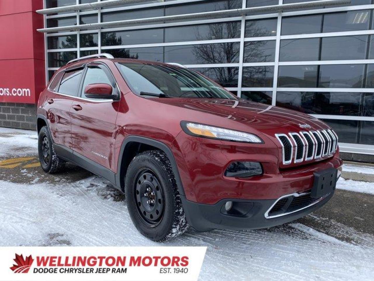 Used 2016 Jeep Cherokee Limited| INCLUDES WINTER TIRES ON STEEL RIMS| for sale in Guelph, ON