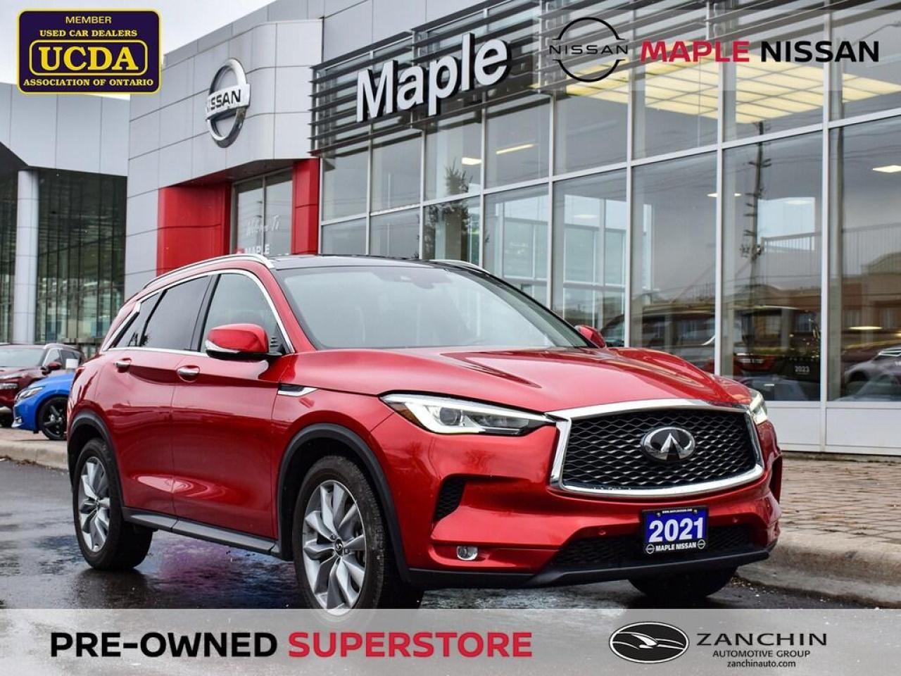 Used 2021 Infiniti QX50 Essential AWD Navi Propilot Blindspot Applecarplay for sale in Maple, ON