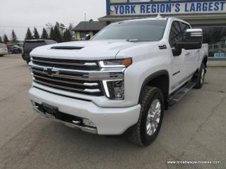 Used 2022 Chevrolet Silverado 2500 3/4 TON HIGH-COUNTRY-EDITION 5 PASSENGER 6.6L - DURAMAX.. 4X4.. CREW-CAB.. 6.6-FOOT-BOX.. NAVIGATION.. LEATHER.. HEATED/AC SEATS.. POWER SUNROOF.. for sale in Bradford, ON