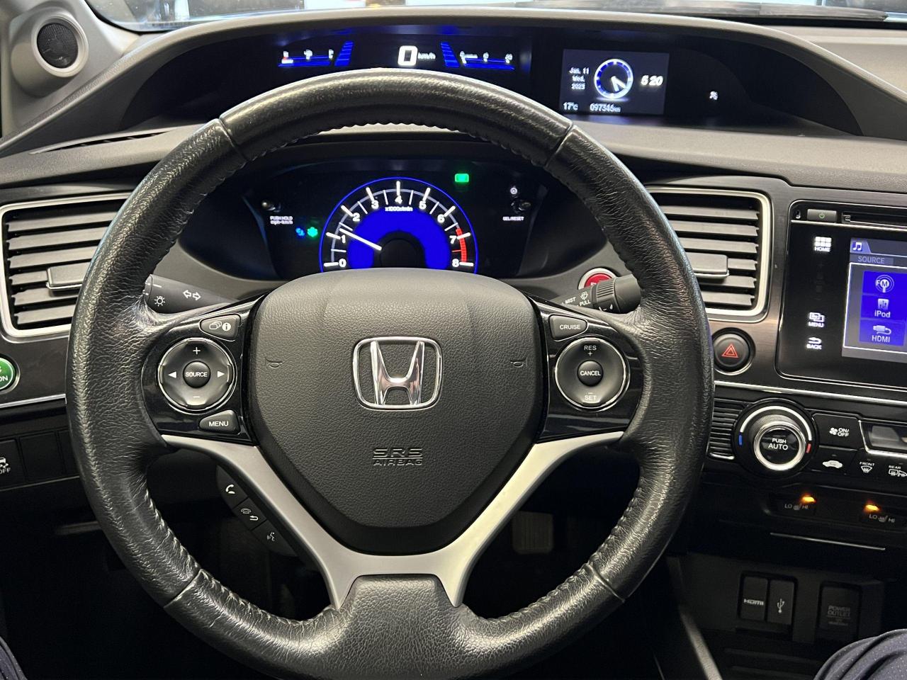 2015 Honda Civic EX+Sunroof+Camera+Bluetooth+NewBrakes+CLEAN CARFAX - Photo #9