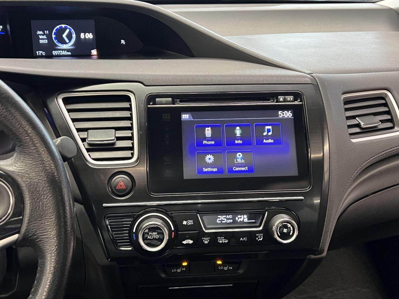 2015 Honda Civic EX+Sunroof+Camera+Bluetooth+NewBrakes+CLEAN CARFAX - Photo #10