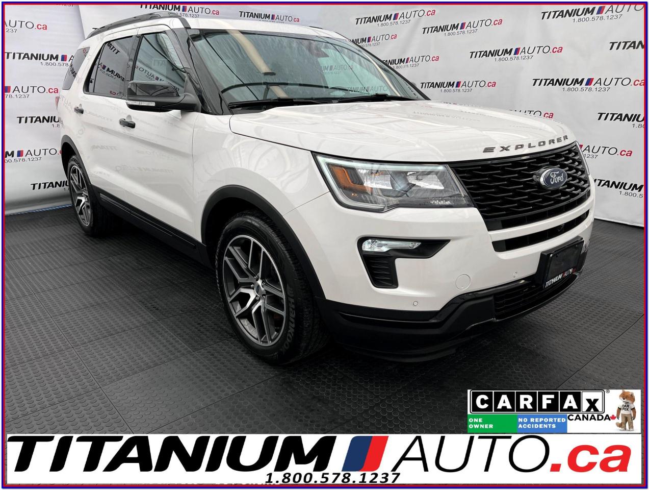 Used 2018 Ford Explorer SPORT-Pano-Adaptive Cruise-Cooled Leather-BSM-RCTA for sale in London, ON