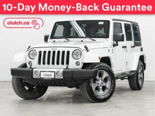 Used 2018 Jeep Wrangler JK Unlimited Sahara 4X4 W/ Remote Start, Nav, Touchscreen for sale in Toronto, ON