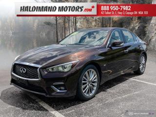 Used 2018 Infiniti Q50 LUXE for sale in Cayuga, ON
