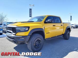 All New 2023 Ram 1500 TRX Special Edition TRX Havoc Edition for sale at Capital Dodge in Kanata, Ottawa, Ontario.  TRX Level 2 Equipment Group, 6.2 Litre SRT Hemi V8 Supercharged, 8 Speed Automatic Transmission, Baja Yellow Clear Coat, Leather Faced Bucket Seats, Black with Black Seats, Prowler Yellow Accent Stitching, 18x9 inch Black Bead Lock Aluminum Wheels, TRX Special Edition Console Badge, Mopar TRX Graphics, Mopar TRX Hood Graphics, Carbon Fiber Interior Accents, 4 Adjustable Mopar cargo Tie Down Hooks, Dual Pane Sunroof, Mopar Deployable bed step, Adaptive Cruis Control with Stop & Go, Mopar Spray in Boxliner, TRX Level 2 Equipment Group, Head Up Display, Wireless Charging Pad, Blind Spot and Cross Path Detection, 19 Speaker Harman/Kardon Premium Sound, Heated Seats, Heated Second Row Seats, Heated Steering Wheel, Mopar Off Road Style Running Boards, Tri-Fold Tonneau Cover, Havoc Edition, plus lots more. Click Call or Come on in for more information on this very unique 2023 Ram 1500 TRX Crew Cab HAVOC EDITION.  Only a few Limited Edition are available.

Click Call or Come on in for more information on this very unique 2023 Ram 1500 TRX Crew Cab HAVOC EDITION