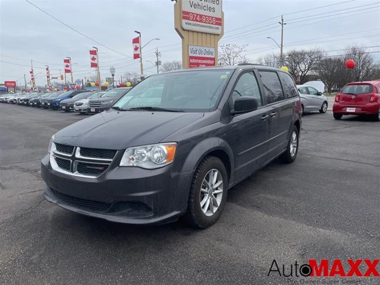 Used 2016 Dodge Grand Caravan SXT - REMOTE START, DVD, REAR CAMERA, BLUETOOTH! for sale in Windsor, ON