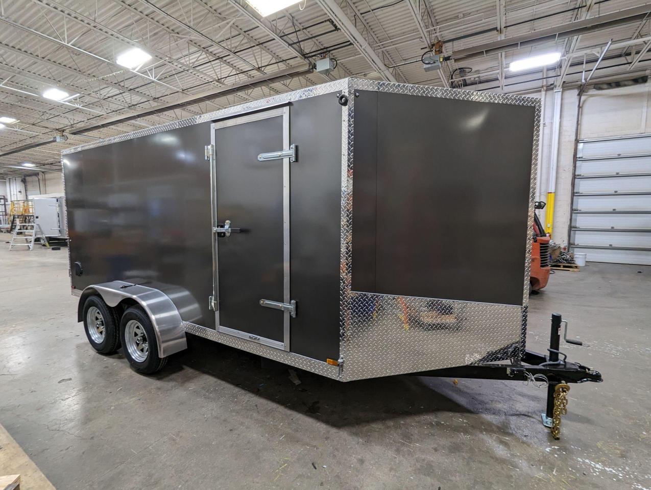 2023 Canadian Trailer Company 7x14 V Nose Cargo Trailer Steel Photo1
