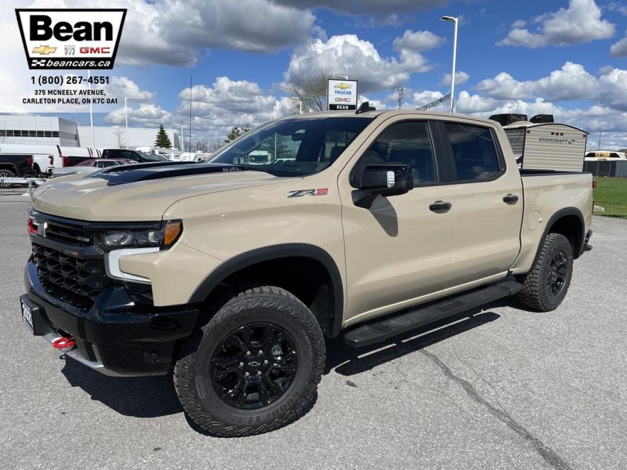 New 2023 Chevrolet Silverado 1500 6.2L V8 CREW CAB SHORT BOX ZR2 TECHNOLOGY PACKAGE & SUNROOF for sale in Carleton Place, ON