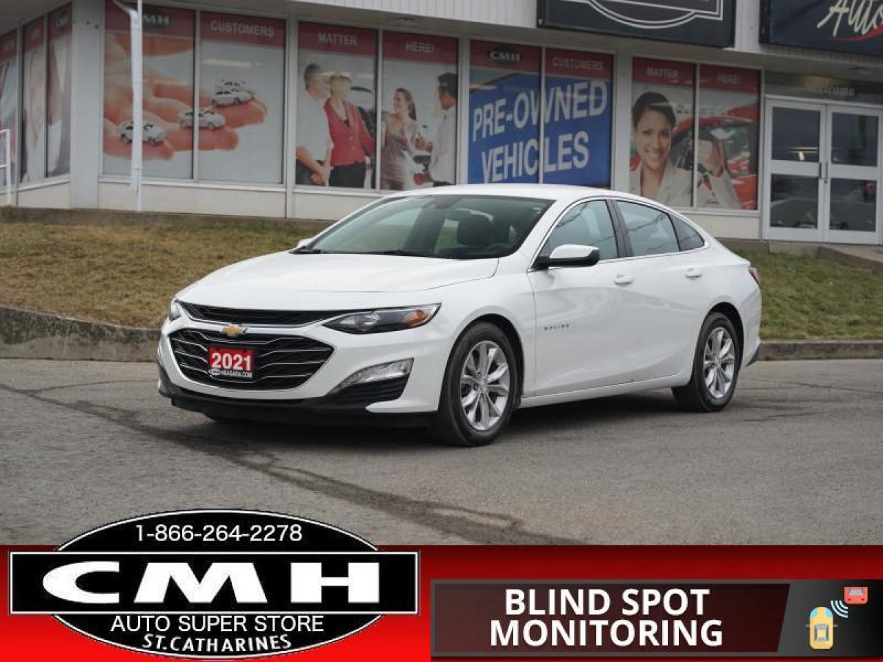 Used 2021 Chevrolet Malibu LT  CAM BLIND-SPOT HTD-SEATS for sale in St. Catharines, ON