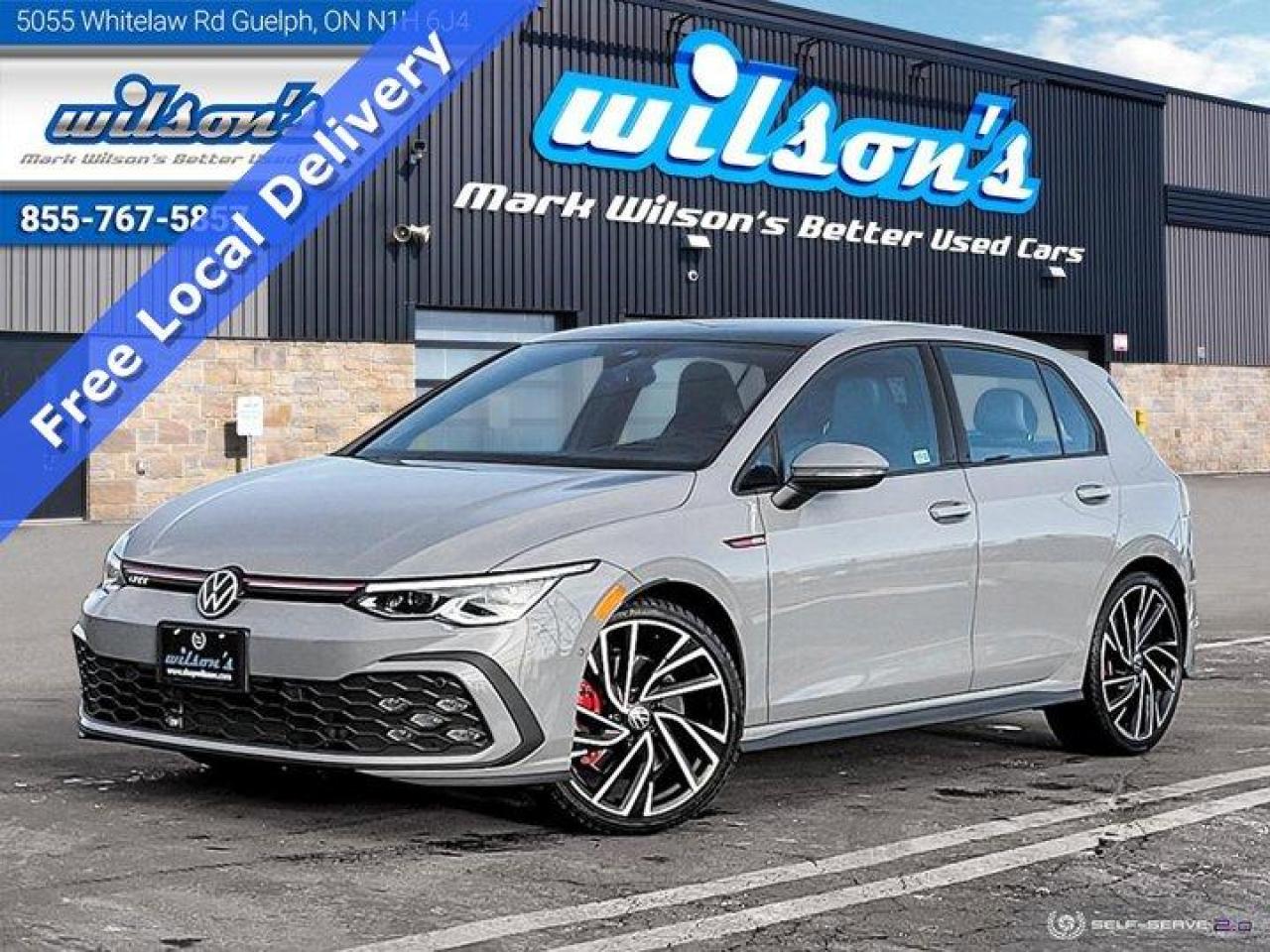 Used 2022 Volkswagen Golf GTI Performance Manual - Sunroof, Navigation, Driver Assist Package, CarPlay+Android Auto & Much More! for sale in Guelph, ON