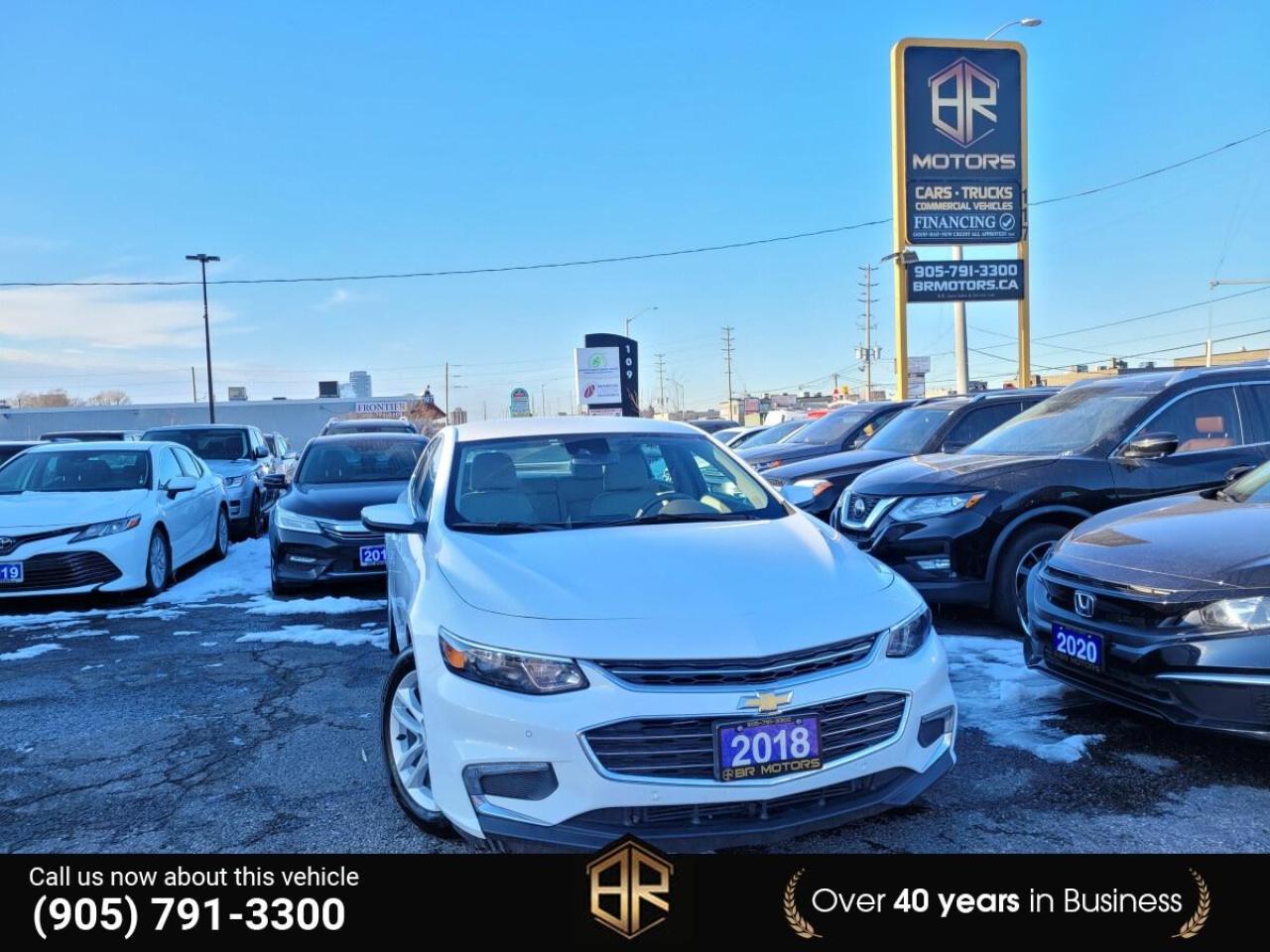 Used 2018 Chevrolet Malibu Hybrid | Low Km's for sale in Brampton, ON