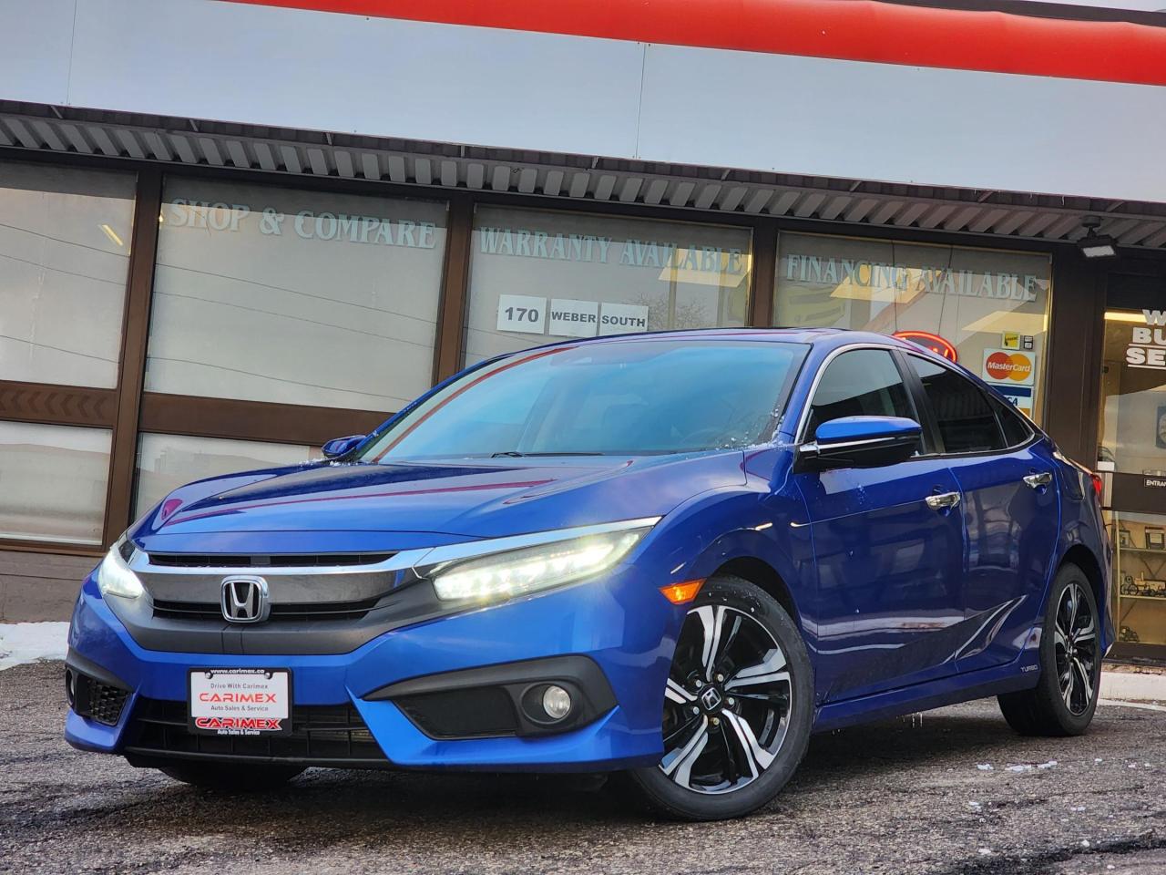 Used 2017 Honda Civic Touring NAVI | Leather | Backup Camera for sale in Waterloo, ON