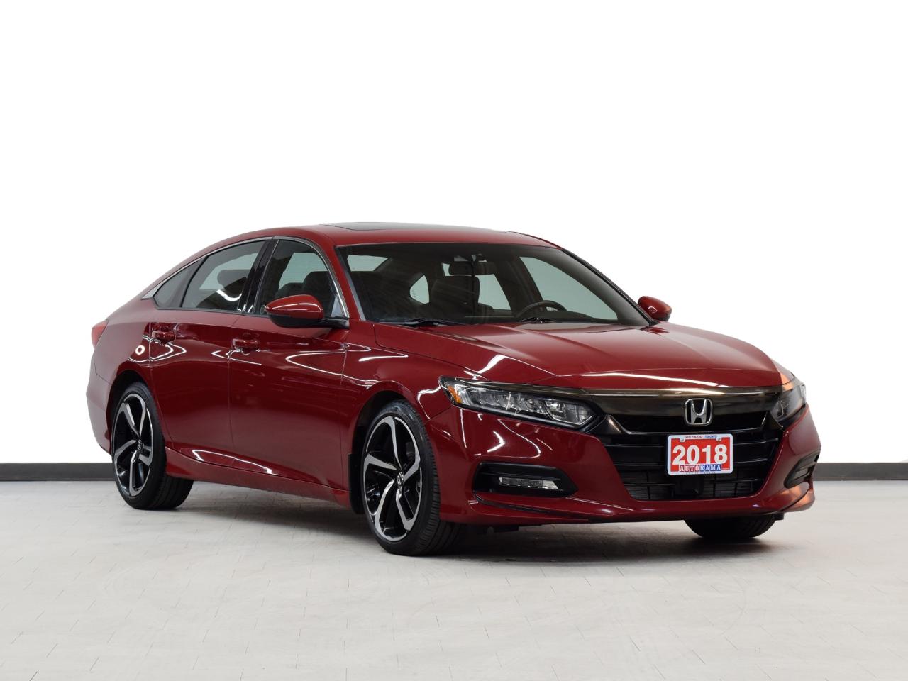 2018 Honda Accord SPORT | Leather | Sunroof | ActiveCruise | CarPlay