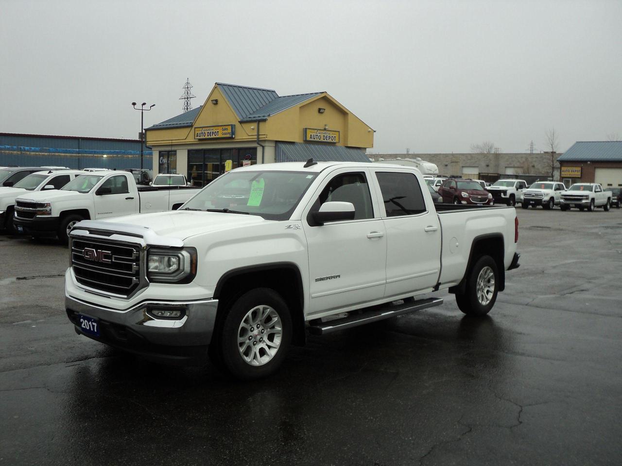 Used 2017 GMC Sierra 1500 SLE CrewCab Z71 4x4 5.3L 6.5ftBox HeatedSeats for sale in Brantford, ON