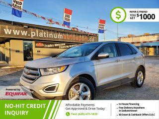 Used 2018 Ford Edge Titanium REAR DEFOGGER!! SIDE FRONT AIR BAGS!! panorama roof!! for sale in Saskatoon, SK