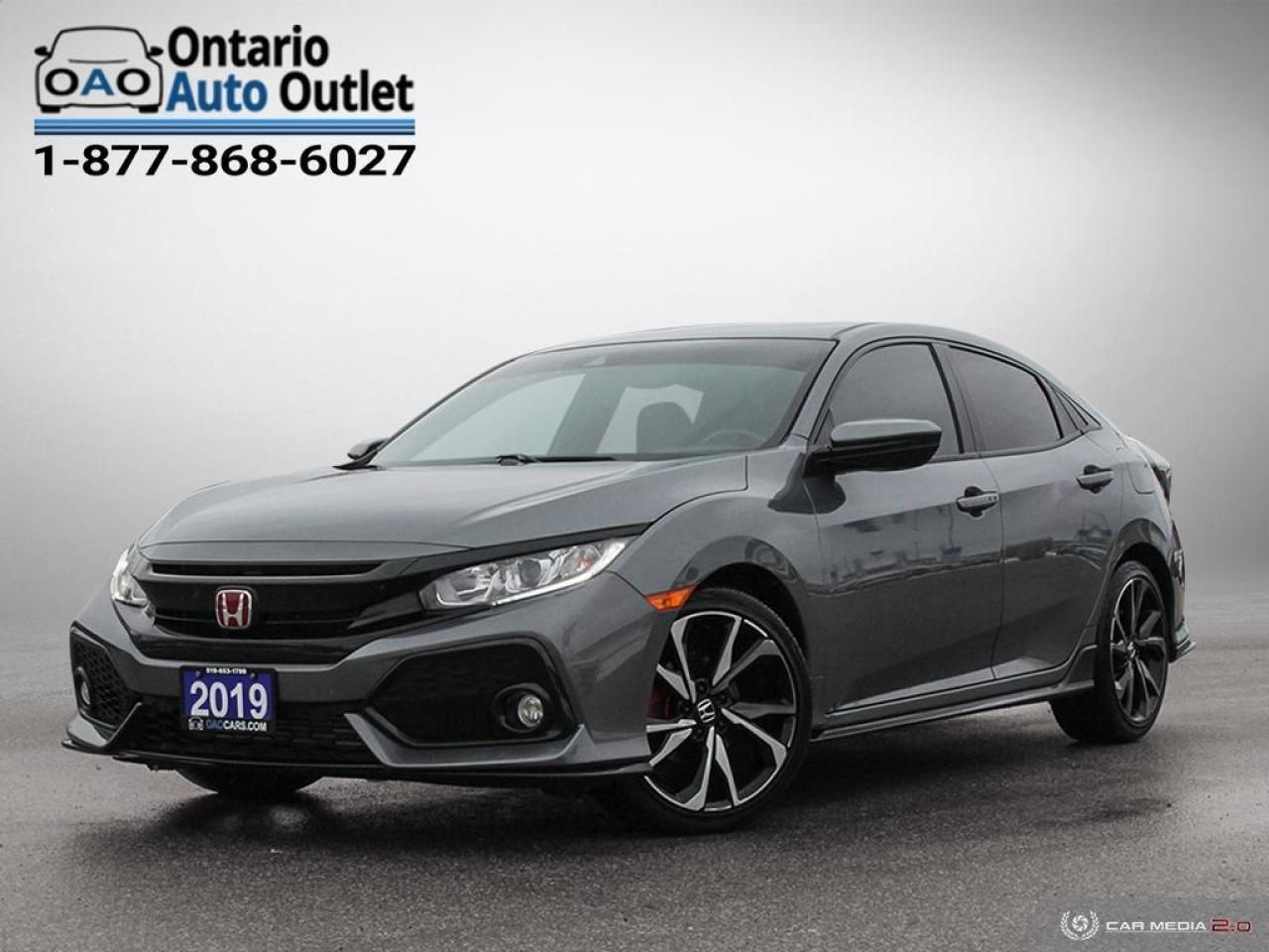 2019 Honda Civic SPORT HATCHBACK / NO ACCIDENTS / PADDLE SHIFTERS