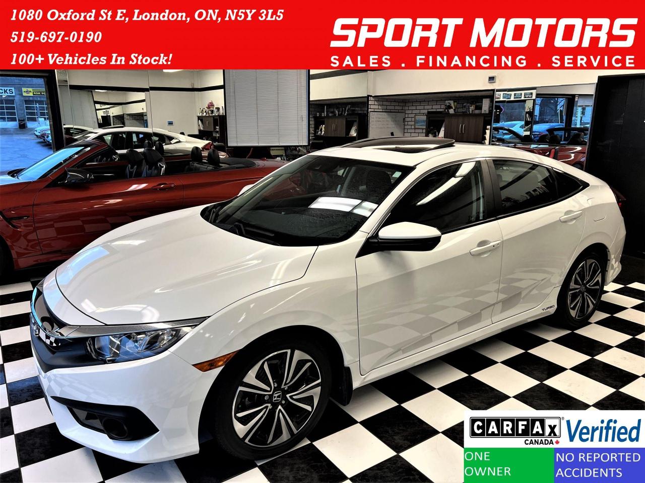 2016 Honda Civic EX-T+Roof+ApplePlay+Camera+New Brakes+CLEAN CARFAX - Photo #1