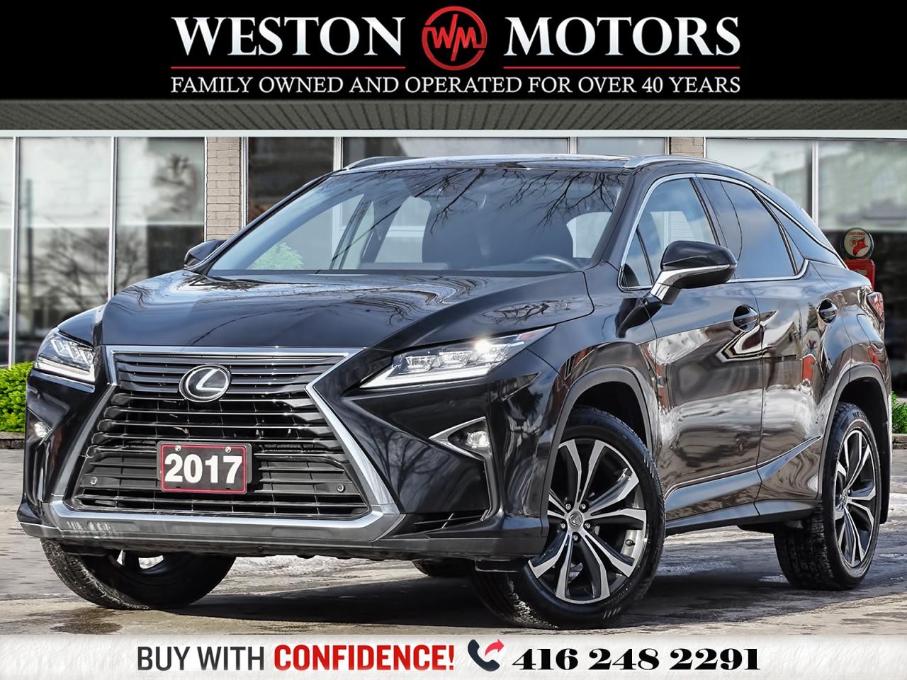 2017 Lexus RX 350 AWD*SUNROOF*LEATHER*HEATED SEATS*NAVI*REVERSE CAM*