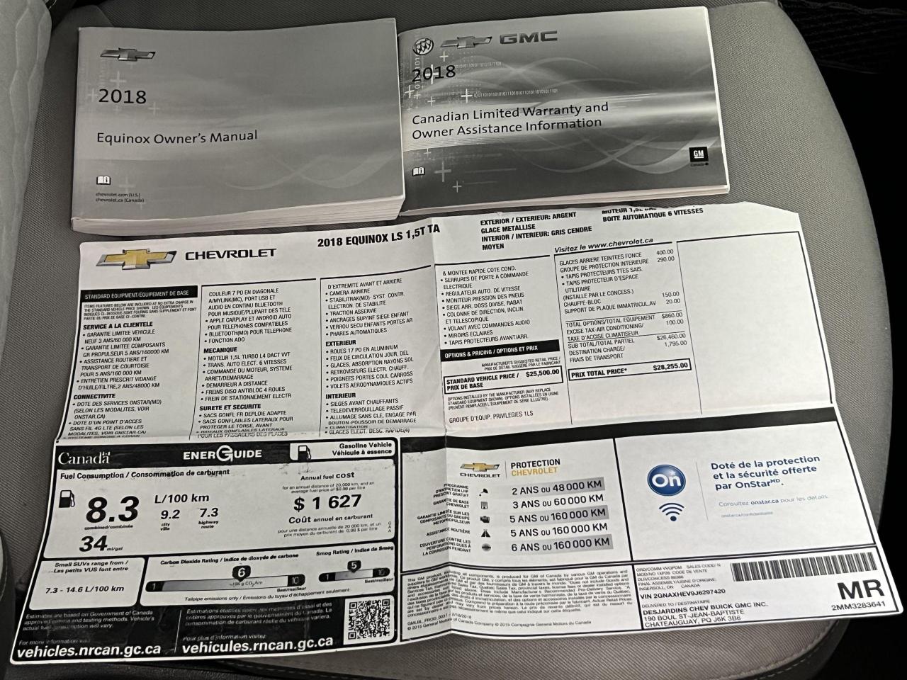 2018 Chevrolet Equinox LS+ApplePlay+Camera+Remote Start+CLEAN CARFAX Photo87