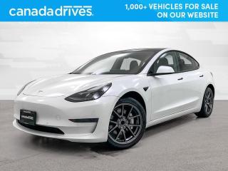 Used 2021 Tesla Model 3 Standard Range Plus w/ Leather Seats, New Tires for sale in Saskatoon, SK