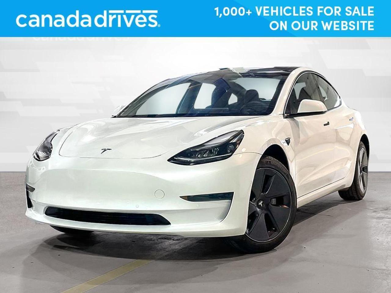 Used 2022 Tesla Model 3 Standard Range Plus w/Nav, Panoramic Sunroof for sale in Brampton, ON